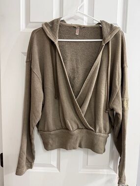 Free People Movement Criss Cross Hoodie NWT